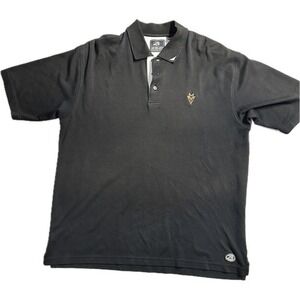 AHEAD Authentics Black Polo Shirt Men's Size M